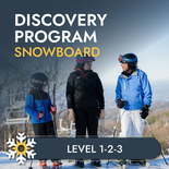 Discovery Program Snowboard- Level 1,2,3-9:30am Sunday