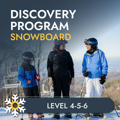 Discovery Program Snowboard -Level 4,5,6-11am Sunday