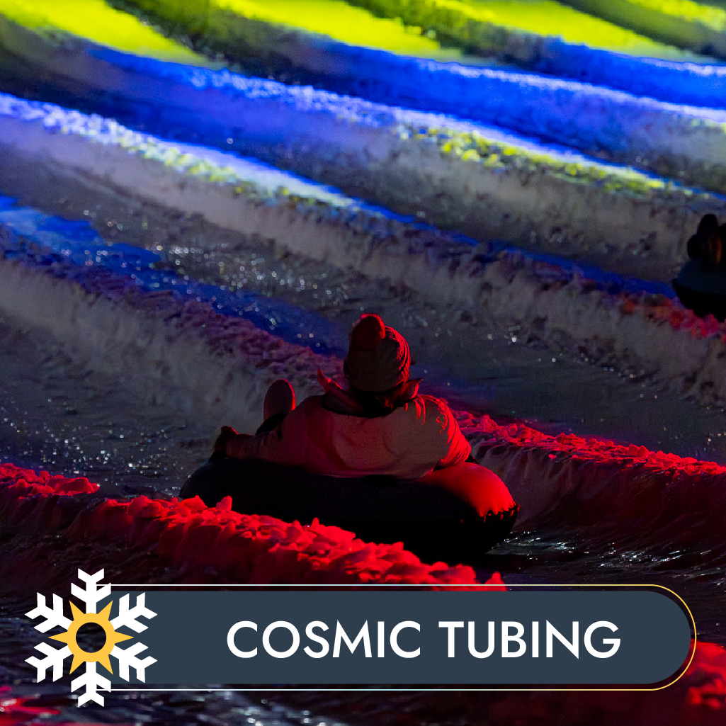 Cosmic Snow Tubing